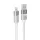 Töltőkábel, USB-A - lightning (Apple), 1 m, AVAX "CB310 Glowy", fehér