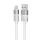 Töltőkábel, USB-A - USB-C, 18W, 1 m, AVAX "CB312 Glowy", fehér