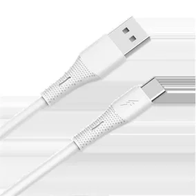   Töltőkábel, USB-A - USB-C, 18W, 1,5 m, AVAX "CB3301", fehér