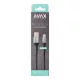 Töltőkábel, USB-A - lightning (Apple), 20W, 1,5 m, AVAX "CB314 Steel", acélszürke