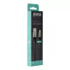 Töltőkábel, USB-A - lightning (Apple), 20W, 1,5 m, AVAX "CB314 Steel", acélszürke