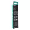 Töltőkábel, USB-A - lightning (Apple), 20W, 1,5 m, AVAX "CB314 Steel", acélszürke