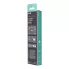 Töltőkábel, USB-A - lightning (Apple), 20W, 1,5 m, AVAX "CB314 Steel", acélszürke