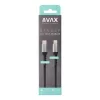 Töltőkábel, USB-C - Lightning, 27W, 1 m, AVAX "CB316 Glowy", fehér