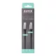 Töltőkábel, USB-C - Lightning, 27W, 1 m, AVAX "CB316 Glowy", fehér
