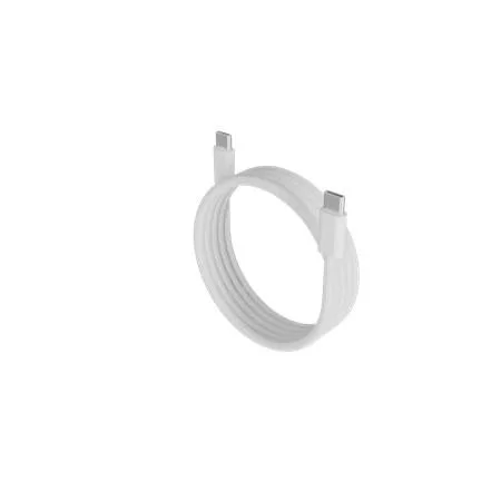 Töltőkábel, USB-C - USB-C, mágneses, 100W, 1 m, AVAX "CB610W Magnety", fehér