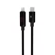 Töltőkábel, USB-C - lightning (Apple), 27W, 1 m, AVAX "CB651 Pulsey", szürke