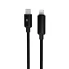 Töltőkábel, USB-C - lightning (Apple), 27W, 1 m, AVAX "CB651 Pulsey", szürke