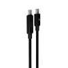 Töltőkábel, USB-C - USB-C, 60W, 1 m, AVAX "CB654 Pulsey", szürke