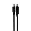 Töltőkábel, USB-C - USB-C, 60W, 1 m, AVAX "CB654 Pulsey", szürke
