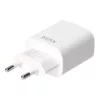Hálózati töltő, USB-A + USB-C, 20W, AVAX "CH320 Speedy", fehér