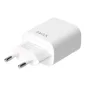   Hálózati töltő, USB-A + USB-C, 20W, AVAX "CH320 Speedy", fehér