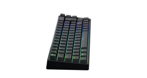 Billentyűzet, tri-mode kapcsolat, HUN, gaming, AVAX "GM01 PRO", fekete