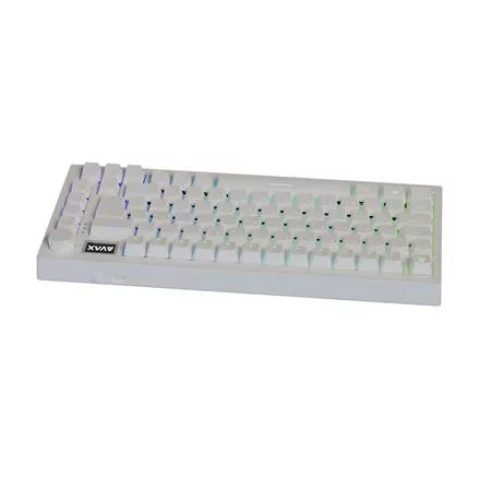 Billentyűzet, tri-mode kapcsolat, HUN, gaming, AVAX "GM02 PRO", fehér