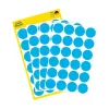 Etikett, 18 mm, kör, AVERY ZWECKFORM, kék, 96 etikett/csomag
