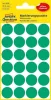 Etikett, 18 mm, kör, AVERY ZWECKFORM, zöld, 96 etikett/csomag