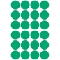   Etikett, 18 mm, kör, AVERY ZWECKFORM, zöld, 96 etikett/csomag