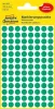 Etikett, 8 mm, kör, AVERY ZWECKFORM, zöld, 416 etikett/csomag