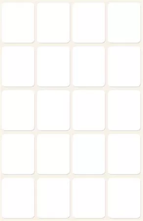 Etikett, 22x18 mm, kézzel írható, kerekített sarkú, AVERY ZWECKFORM, 120 etikett/csomag