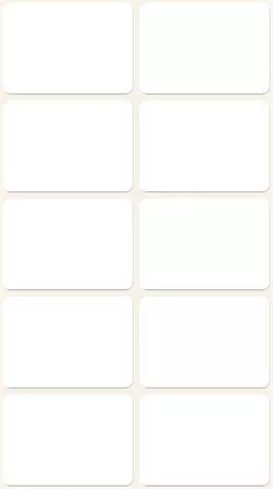 Etikett, 32x23 mm, kézzel írható, lekerekített sarkú, AVERY ZWECKFORM, 60 etikett/csomag