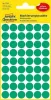 Etikett, 12 mm, kör, AVERY ZWECKFORM, zöld, 270 etikett/csomag