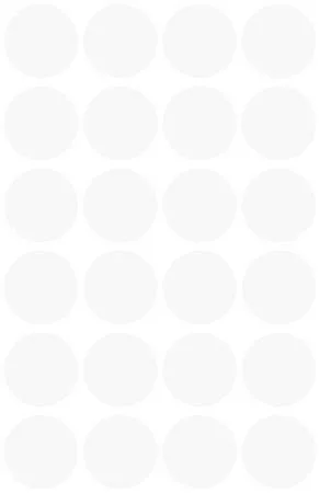 Etikett, 18 mm, kör, AVERY ZWECKFORM, fehér, 96 etikett/csomag