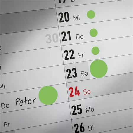 Etikett, 8 mm, kör, AVERY ZWECKFORM, neon zöld, 416 etikett/csomag