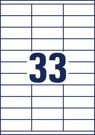 Etikett, univerzális, 70x25,4 mm, AVERY ZWECKFORM, 3300 etikett/csomag