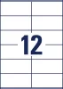 Etikett, univerzális, 105x48 mm, AVERY ZWECKFORM, 120 etikett/csomag
