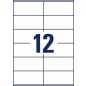   Etikett, univerzális, 105x48 mm, AVERY ZWECKFORM, 120 etikett/csomag