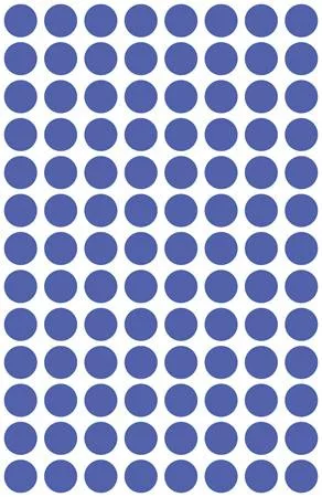 Etikett, 8 mm, kör, eltávolítható, AVERY ZWECKFORM, indigókék, 416 etikett/csomag