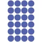   Etikett, 18 mm, kör, eltávolítható, AVERY ZWECKFORM, indigókék, 96 etikett/csomag