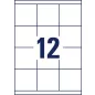   Etikett, univerzális, 70x67,7 mm, AVERY ZWECKFORM, 1200 etikett/csomag