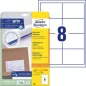   Etikett, univerzális, 97x67,7 mm, AVERY ZWECKFORM, 240 etikett/csomag