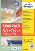 Etikett, univerzális, eltávolítható, 45,7x21,2 mm, AVERY ZWECKFORM, "Sparpack", 3120 etikett/csomag