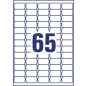   Etikett, 38,1x21,2 mm, fagyasztható, AVERY ZWECKFORM, 1625 etikett/csomag