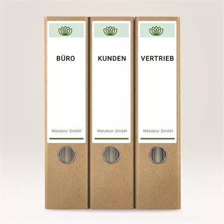 Iratrendező etikett, univerzális, 61x192 mm, újrahasznosított, AVERY ZWECKFORM, 40 etikett/csomag