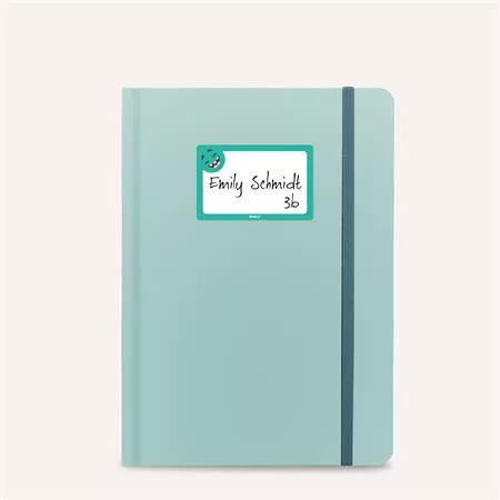 Füzetcímke, 68x46 mm, kézzel írható, AVERY ZWECKFORM, vicces, 8 címke/csomag