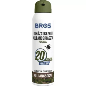 Bros Ruházatkezelő kullancsirtó/riasztó aeroszol 90ml