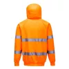 Jól láthatósági, kapucnis pulóver
