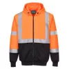 Hi-Vis kéttónusú kapucnis pulóver