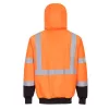 Hi-Vis kéttónusú kapucnis pulóver