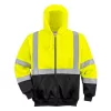 Hi-Vis kéttónusú kapucnis pulóver