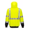 Hi-Vis kéttónusú kapucnis pulóver