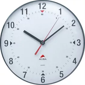   Falióra, 25 cm, ALBA "Classic", áttetsző szürke