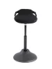 Ülő/álló szék, ergonomikus, ALBA "Flexy", fekete