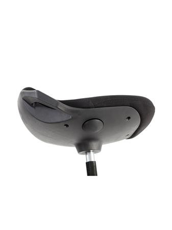 Ülő/álló szék, ergonomikus, ALBA "Flexy", fekete