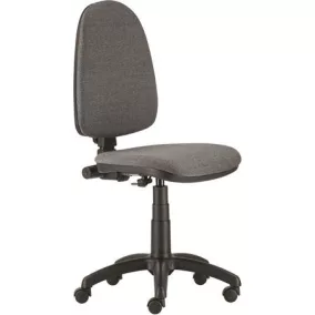   Irodai forgószék, szövetborítás, fekete lábkereszt, "Megane", szürke