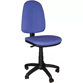   Irodai forgószék, szövetborítás, fekete lábkereszt, "Megane", kék-fekete