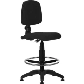   Irodai forgószék, lábtartóval, tappanccsal "Bora", fekete